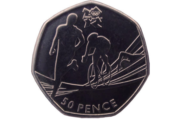 2011 Olympic Triathlon 50p (Image: Check Your Change)