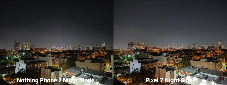 <p>Camera comparison between the Nothing Phone 2 and the Google Pixel 7.</p>
