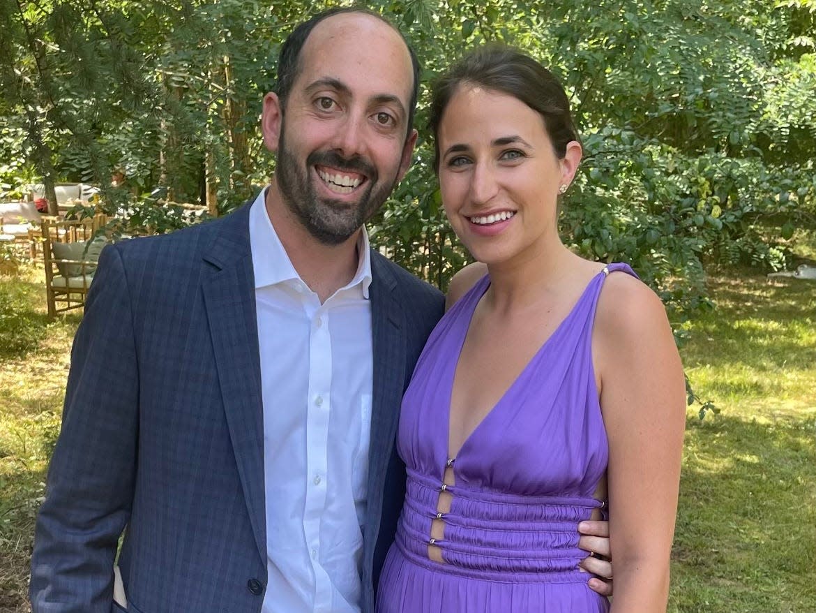 Photo of Jesse Rosenthal and Rachel Pohl.