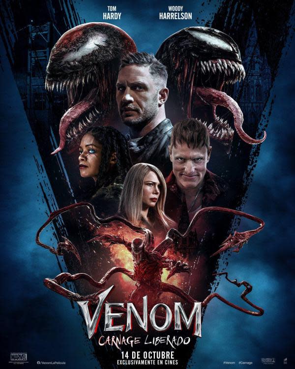 Poster oficial de 'Venom: Carnage liberado'