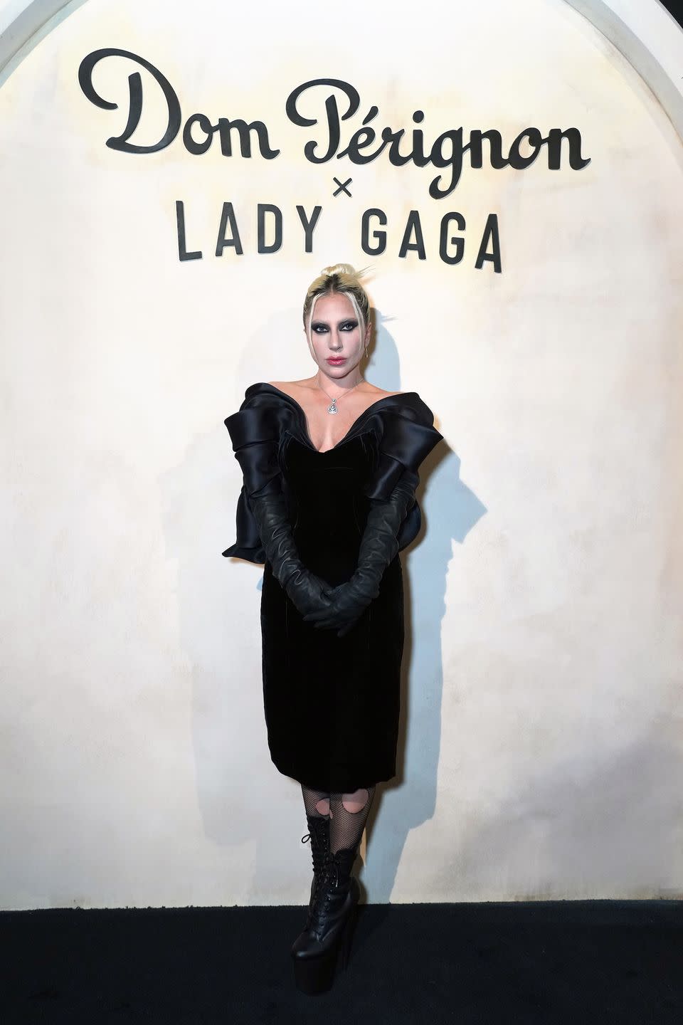 los angeles, california   october 20 lady gaga is seen as dom pérignon and lady gaga pursue their creative dialogue at sheats goldstein residence on october 20, 2022 in los angeles, california photo by kevin mazurgetty images for dom pérignon