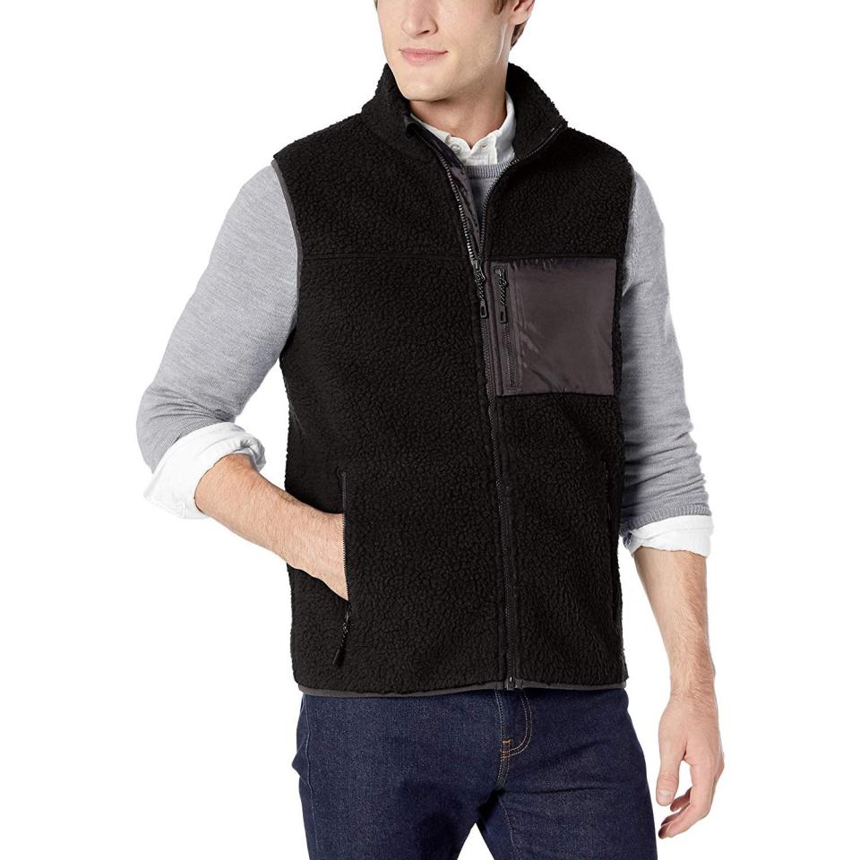 Best Last-Minute Christmas Gift for Dad: Goodthreads Men’s Sherpa Fleece Vest
