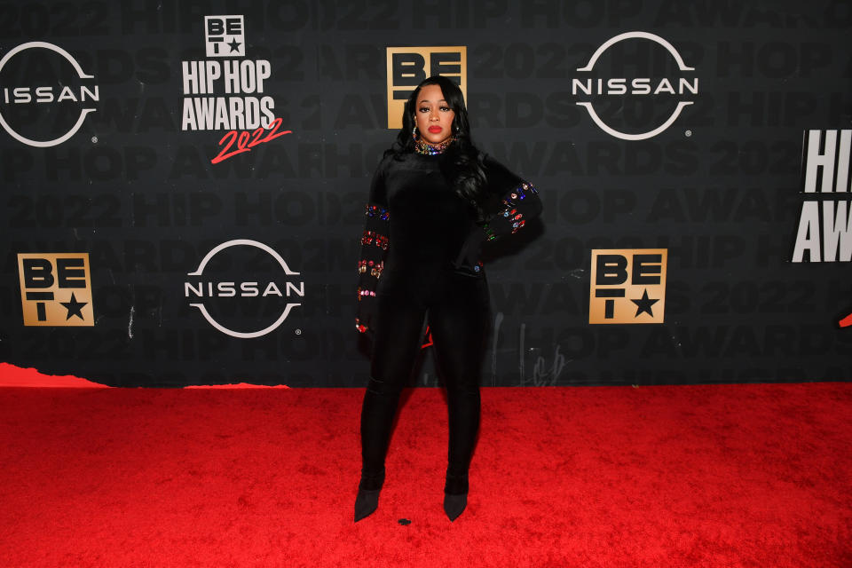 Trina Accepts “I Am Hip Hop” Honor At 2022 BET Hip Hop Awards