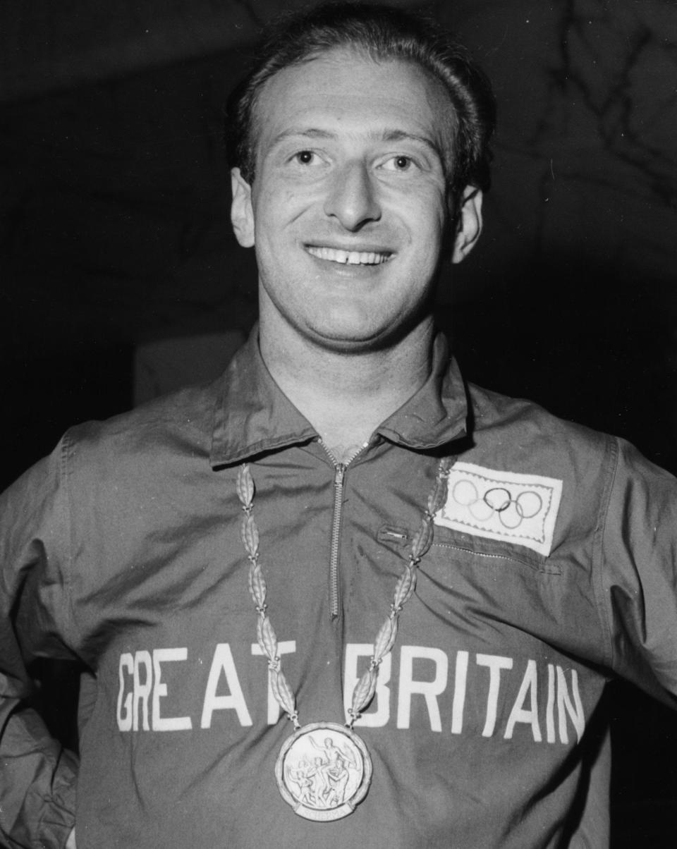 Jay with his individual silver medal at the 1960 Olympics - Paul Popper/Popperfoto via Getty Images