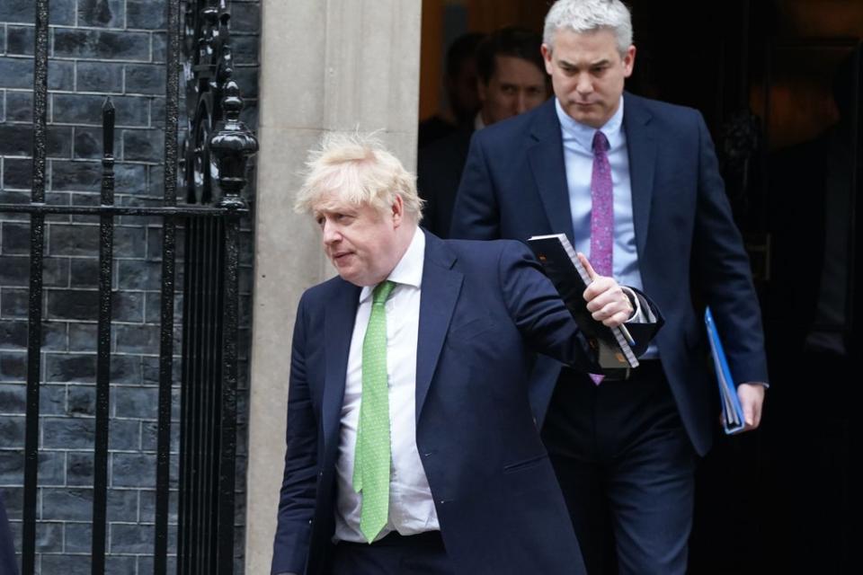 Reports have suggested the Prime Minister’s chief of staff Steve Barclay redacted details of Sue Gray’s probe (Stefan Rousseau/PA) (PA Wire)