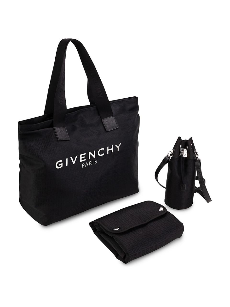 <p><a href="https://www.saksfifthavenue.com/product/Givenchy-Diaper-Bag-0400018331055.html" rel="nofollow noopener" target="_blank" data-ylk="slk:Shop Now;elm:context_link;itc:0;sec:content-canvas" class="link ">Shop Now</a></p><p>Diaper Bag - Black</p><p>saksfifthavenue.com</p><p>$1407.00</p><span class="copyright">saksfifthavenue.com</span>