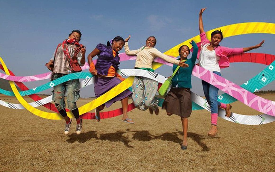 Yegna, dfiJumping for joy: Yegna, an all-female pop group dubbed 'Ethiopia’s Spice Girls' received £9.2 million between 2013 and 2016d, foreign aid, oecd, international develo - Jamie Wiseman/Daily Mail/Shutterstock/Shutterstock