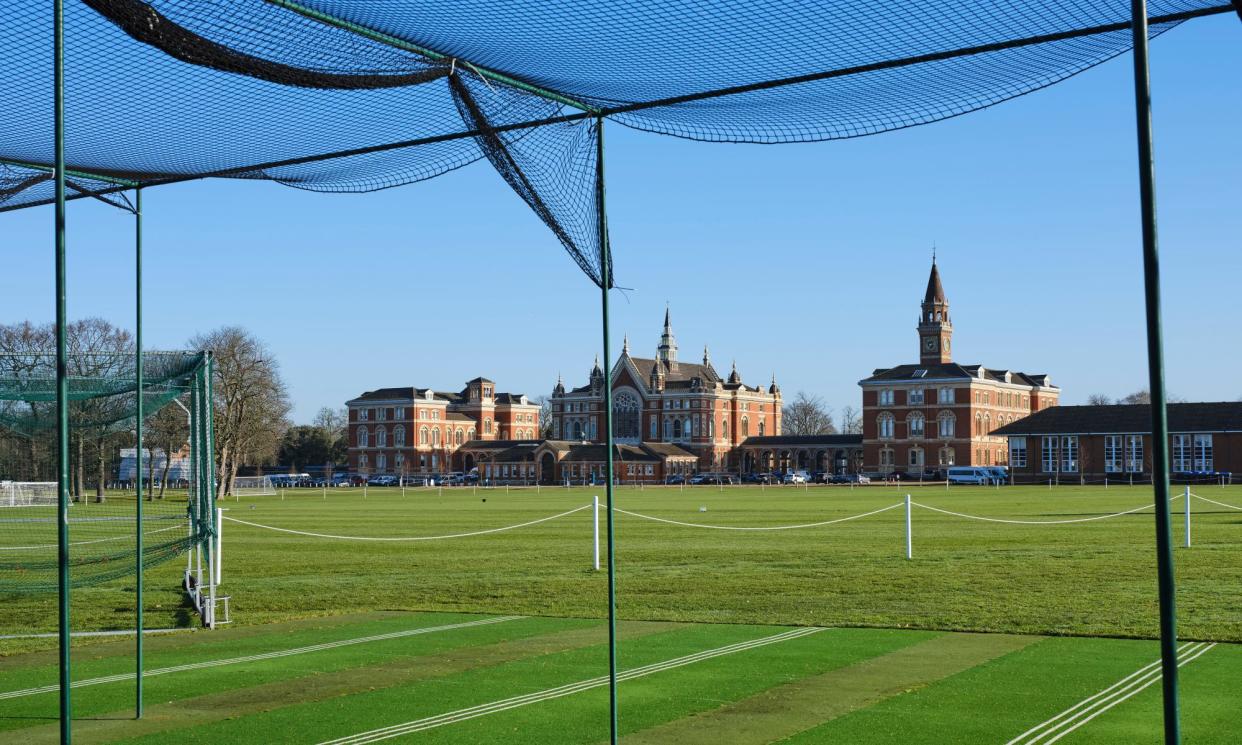 <span>Cricket nets and playing field at Dulwich College, south-east London. </span><span>Photograph: View Pictures/Universal Images Group/Getty Images</span>