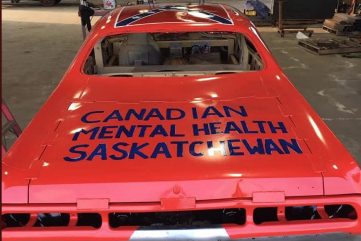 Saskatchewan Premier Scott Moe faced backlash after sharing images of a Dukes of Hazzard-inspired car, featuring the Confederate flag, that is up for auction for charity. (Photo: Twitter)
