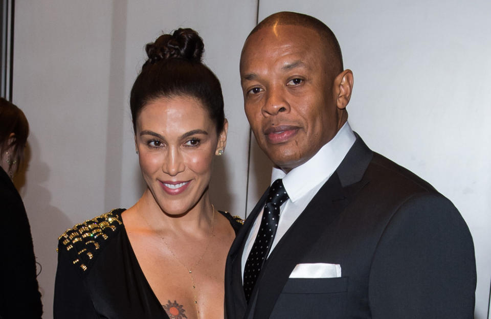 Nicole Young and Dr Dre's divorce has been bitter credit:Bang Showbiz