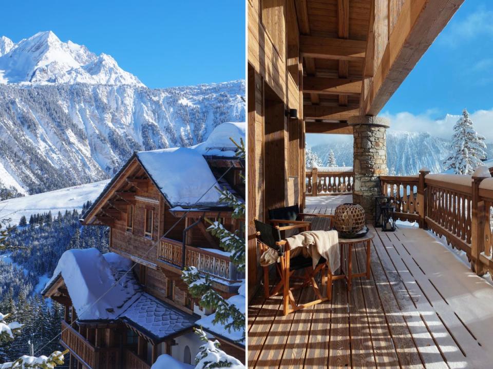 India Hogg spent last winter working in a five-star chalet in Courchevel 1850, France.