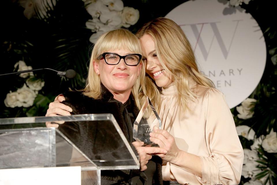 Honoree Patricia Arquette and Maria Bello