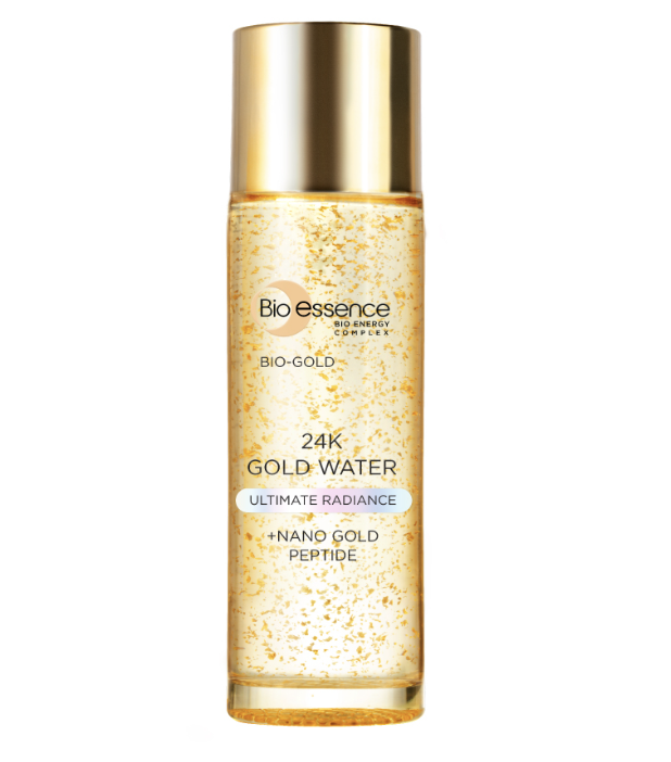  BIO ESSENCE Bio-Gold 24K Gold Water 100ml - Ultimate Radiance and Pore Refining. (PHOTO: Shopee)