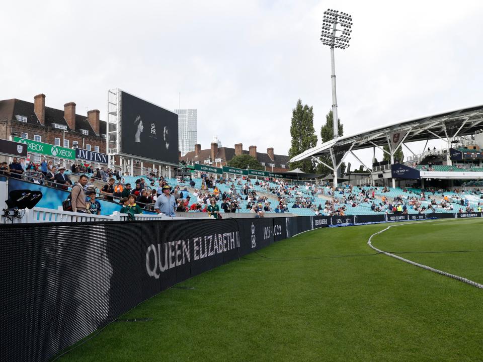 The Oval, a cricket ground included in the Duchy of Cornwall, in September 2022