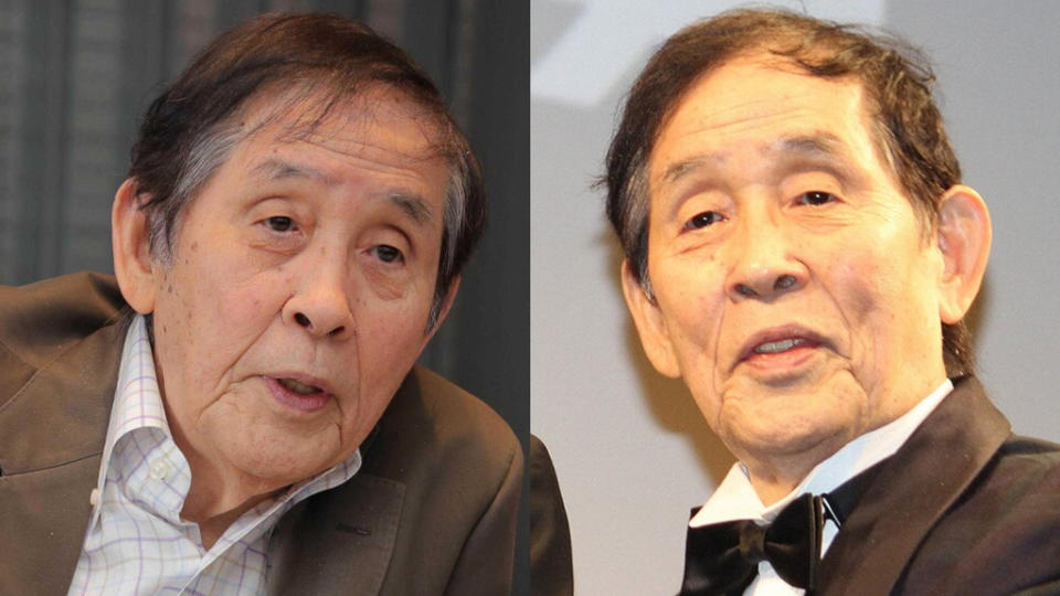 日本81歲資深男星「阿欽」萩本欽一近日因確診高燒不退緊急送醫。（圖／twitter@SportsHochi、Kis_My_Ft2_INFO）