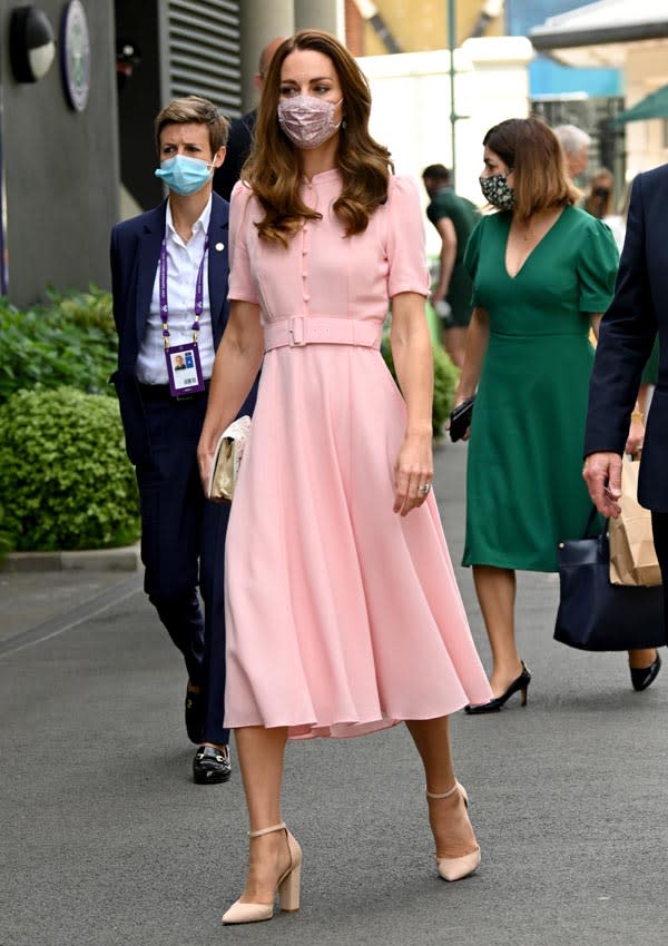 Kate Middleton con el mismo vestido de Belulah que tiene Beatriz de York