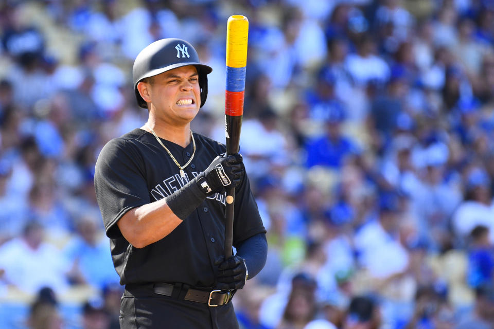 Gio Urshela  (Photo by Brian Rothmuller/Icon Sportswire via Getty Images)