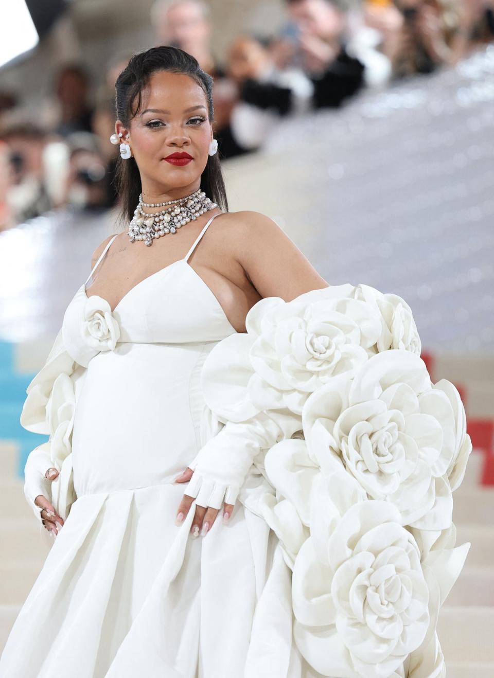 Rihanna at the Met Gala in New York in May 2023 (REUTERS)