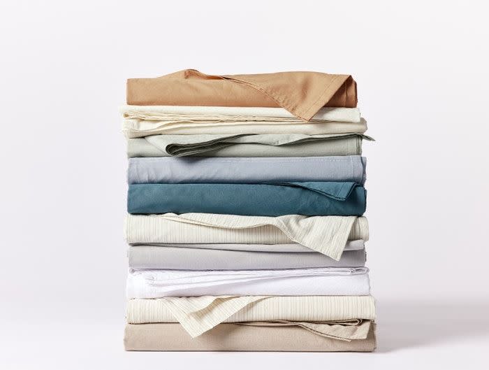 Organic Crinkled Percale™ Sheets