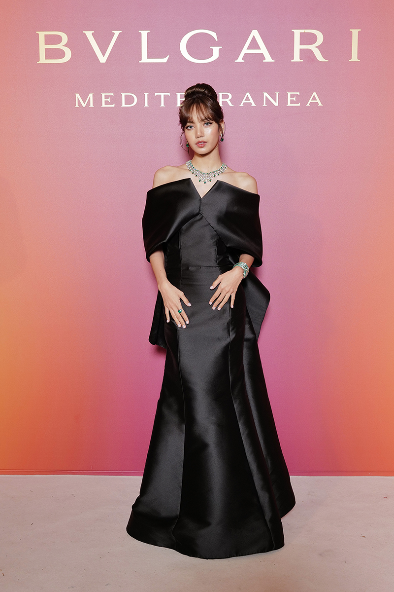 blackpink member lisa at the bulgari event in venice