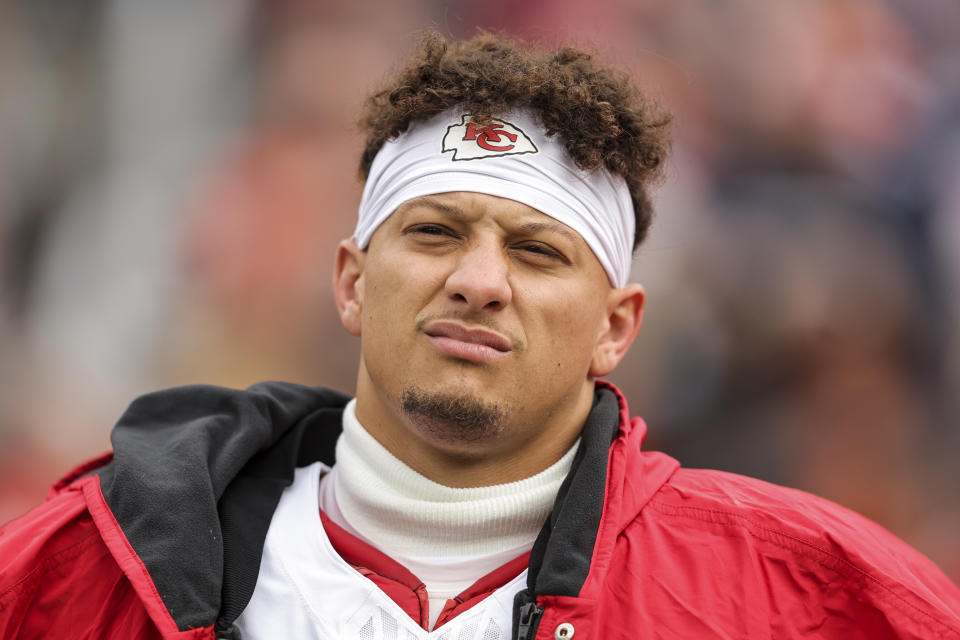 Patrick Mahomes is looking to bounce back against the Dolphins in Week 9. (Photo by Michael Owens/Getty Images)