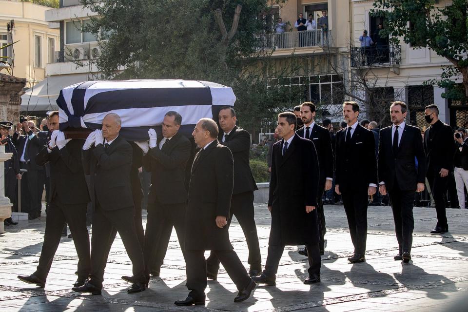 Former King Constantine II Of Greece Funeral