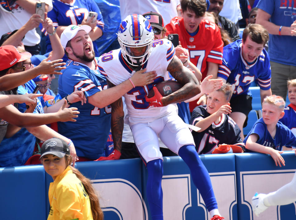 Bills cornerback Dane Jackson (30) Credit: Mark Konezny-USA TODAY Sports