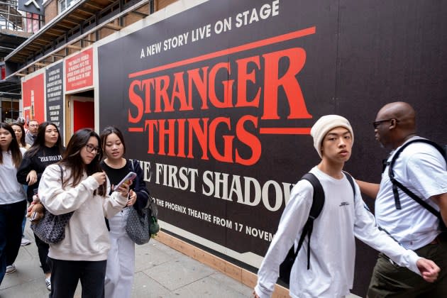 stranger-things-first-shadow-play.jpg Stranger Things Play Poster In London - Credit: Mike Kemp/In Pictures/Getty Images