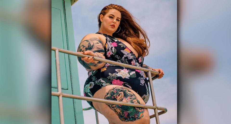 Holliday is famed for being the first size-22 supermodel in the world and urges women to be happy with their bodies. Source: Instagram/ Tess Holliday