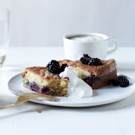 Buttermilk Cake with Blackberries