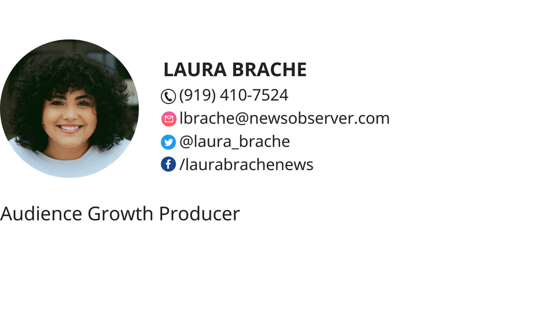 Laura Brache is an Audience Growth Producer at The News & Observer