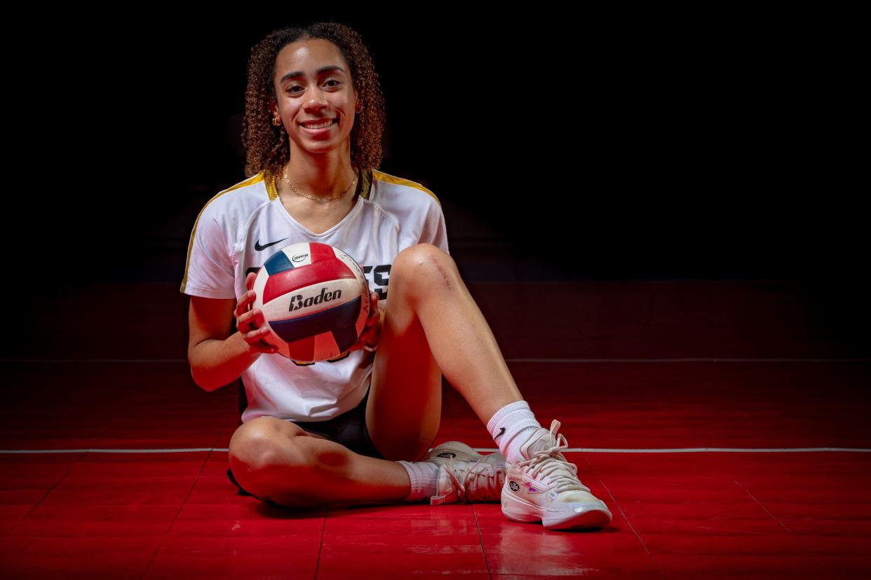 Cam McCollum from Avon High School is photographed for the 2024 IndyStar Girls Volleyball Super Team on Tuesday, August. 6, 2024, at The Academy Volleyball Club in Indianapolis.