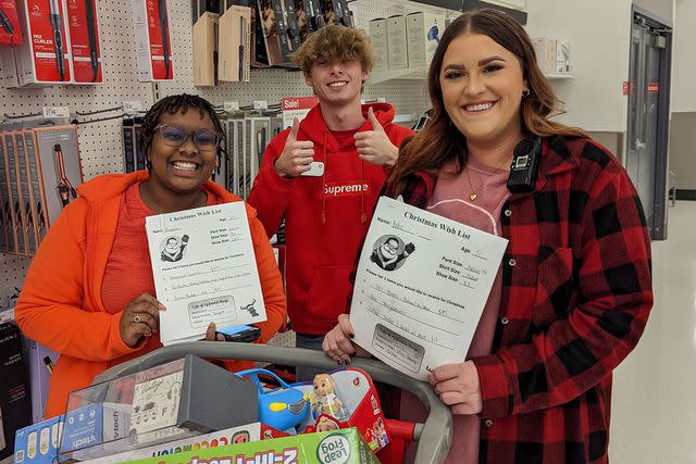 <p>Target</p> Team members support families during the holidays through the Target Great Giftogether.