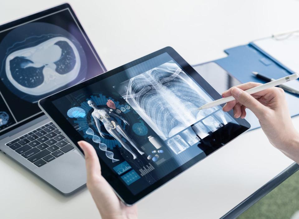 <span class="caption">Digital health technology, such as electronic health records, is believed to enhance patient-centred care, improve integrated care and ensure financially sustainable health care.</span> <span class="attribution"><span class="source">(Shutterstock)</span></span>