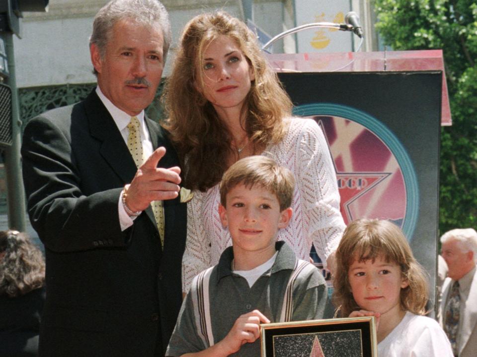 alex trebek family walk of fame