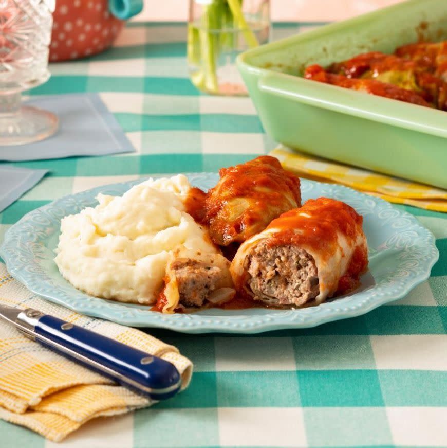 healthy stuffed cabbage casserole