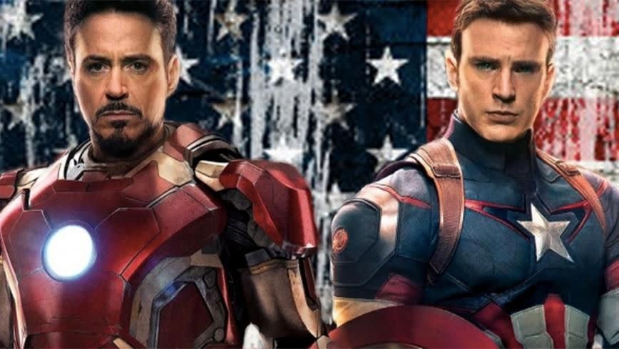 Iron Man vs. Captain America. Photo: Marvel