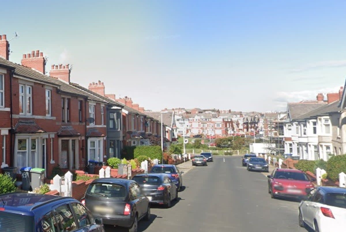 The woman was found deceased at an address in Redcar Road in Blackpool (Google Maps)