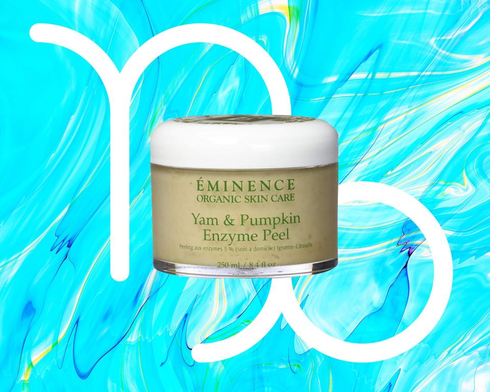 <h1 class="title">CAPRICORN November— Eminence Organic Skin Care Yam and Pumpkin Enzyme Peel</h1><cite class="credit">Allure / Rosemary Donahue</cite>