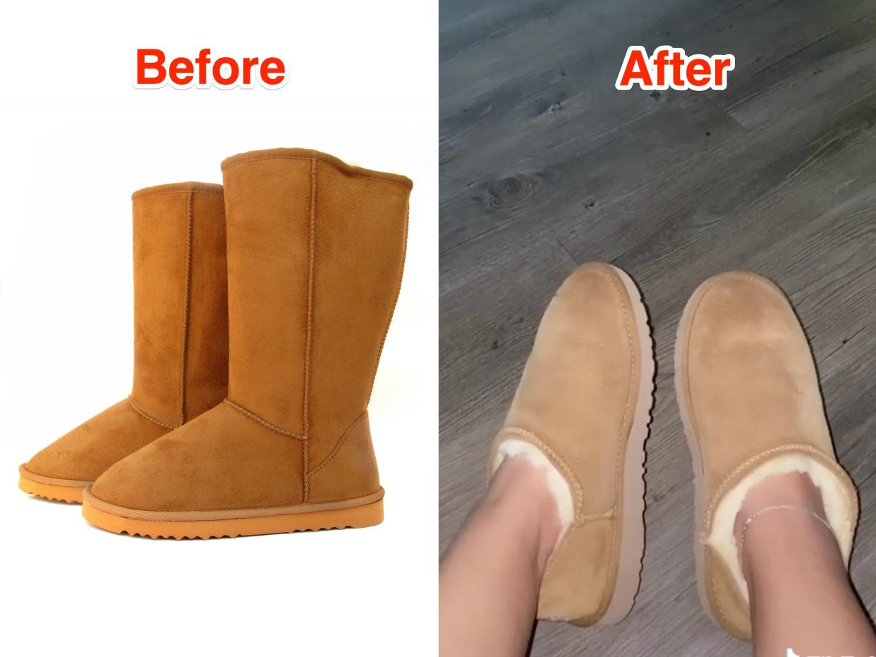 UGGs before and after