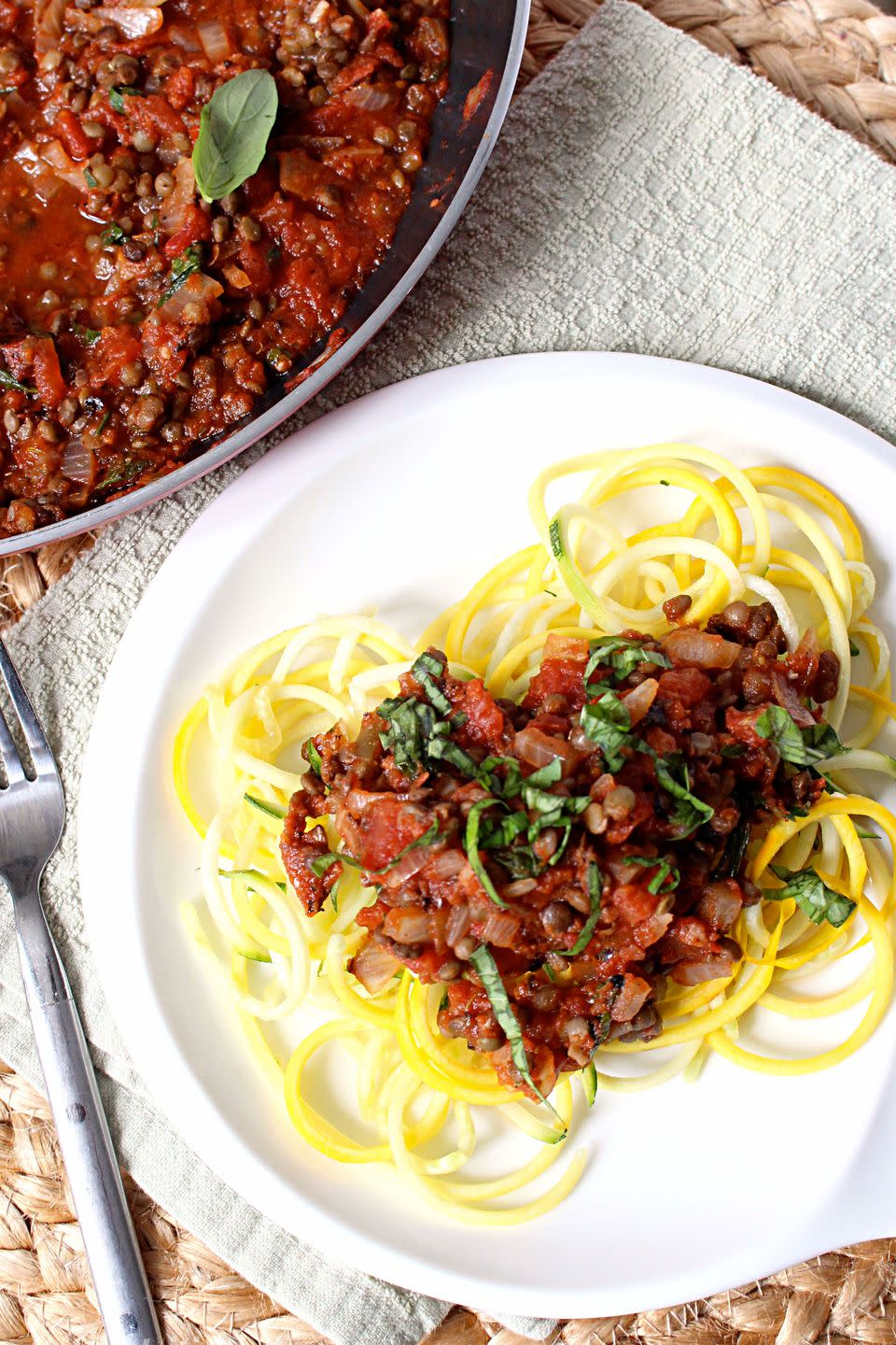 Spicy Lentil Bolognese