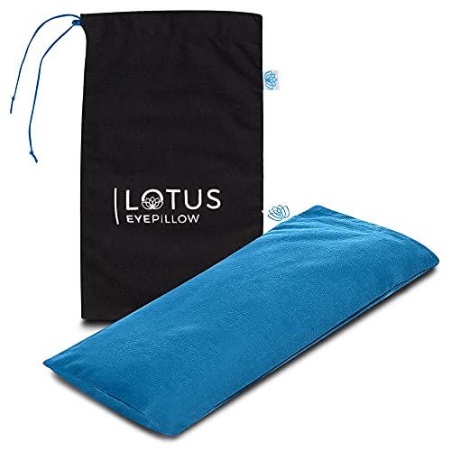 10) Lotus Weighted Lavender Eye Pillow