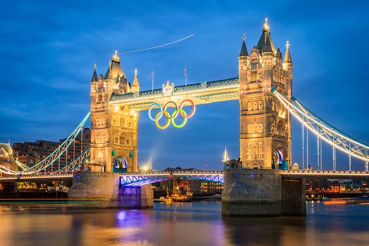 <span class="caption">The London Olympics delivered an unexpected blow to the Oyster monopoly.</span> <span class="attribution"><a class="link " href="https://www.shutterstock.com/image-photo/london-aug-6-2012-tower-bridge-460761517?src=1lWJqwxo2mDAC_5q-CC19g-1-5" rel="nofollow noopener" target="_blank" data-ylk="slk:shutterstock;elm:context_link;itc:0;sec:content-canvas">shutterstock</a></span>