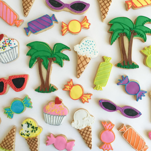 Palm Trees, Sunglasses, Candy, Cupcakes, and Cones