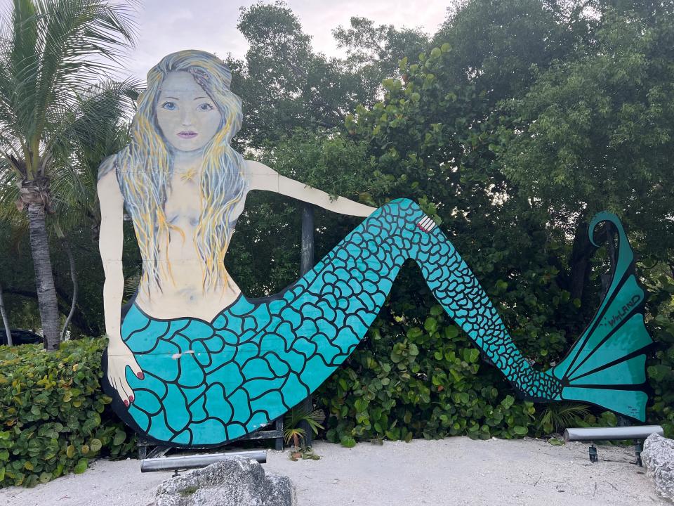 Lorelei Restaurant and Cabana's mermaid