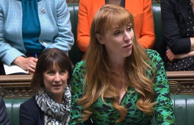 Deputy Labour Party leader Angela Rayner 