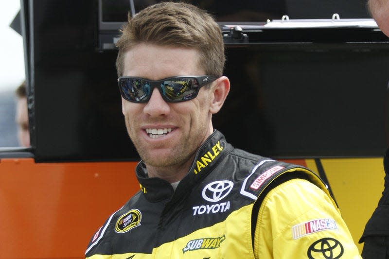 Carl Edwards drops in for a rare visit this week.