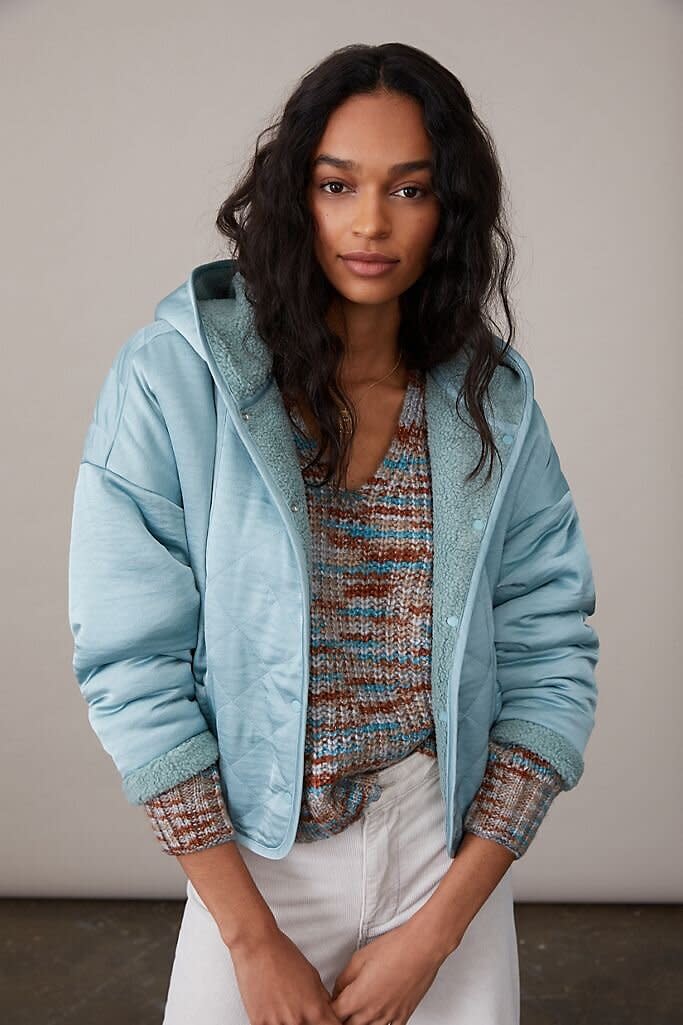 This jacket comes in sizes XXS to XL. <a href="https://fave.co/2KbCp02" target="_blank" rel="noopener noreferrer">Originally $138, get it now for 40% off at Anthropologie</a>.