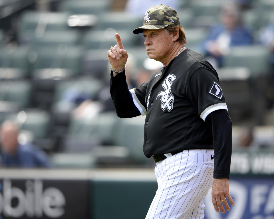 芝加哥白襪老派教頭Tony La Russa。（Photo by Ron Vesely/Getty Images）