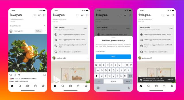 Instagram adds a new 'Quiet Mode' and recommendation controls